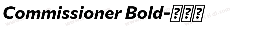 Commissioner Bold字体转换 Commissioner Bold字体转换